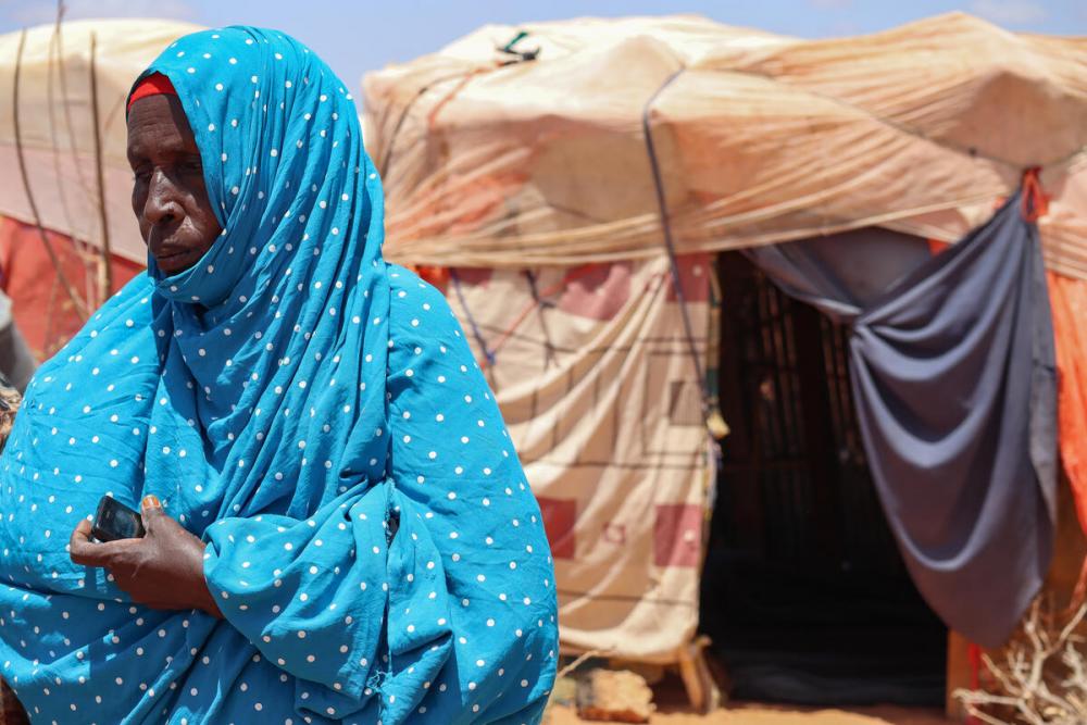 The IDP camp in Horseed - one of the places the drought has hit hardest. Photo: WFP/Geneva Costopulos