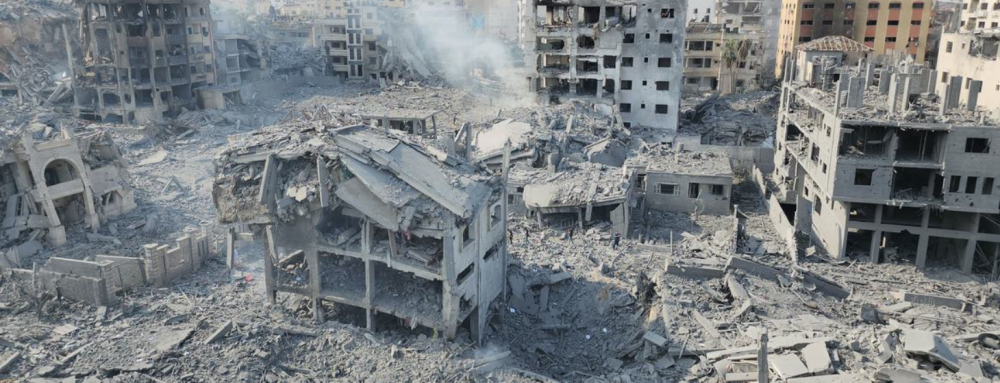 Destruction in Gaza Strip. Photo: UNICEF/Hassan Islyeh Destruction in Gaza Strip. Photo: UNICEF/Hassan Islyeh