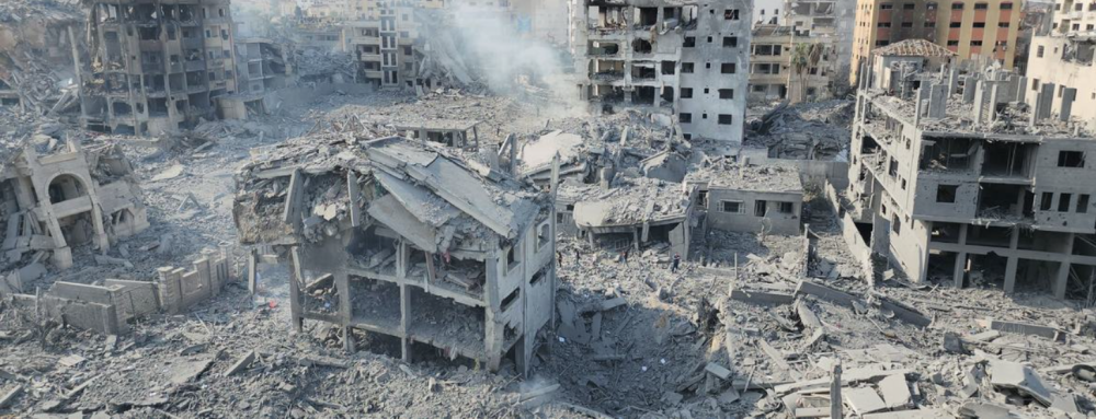 Destruction in Gaza Strip. Photo: UNICEF/Hassan Islyeh