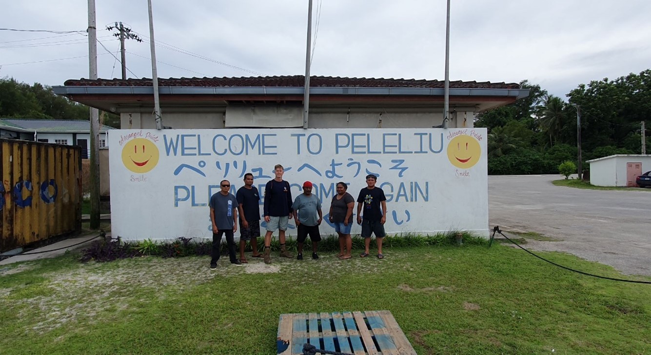 Photo: Assessment team – NEMO, IOM, WFP, and Palau Telecoms