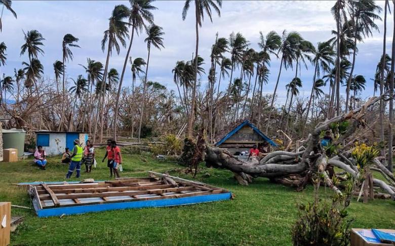 Cyclone Harold, Malo Island, Vanuatu. Credit: Save the Children/Gordon Alick